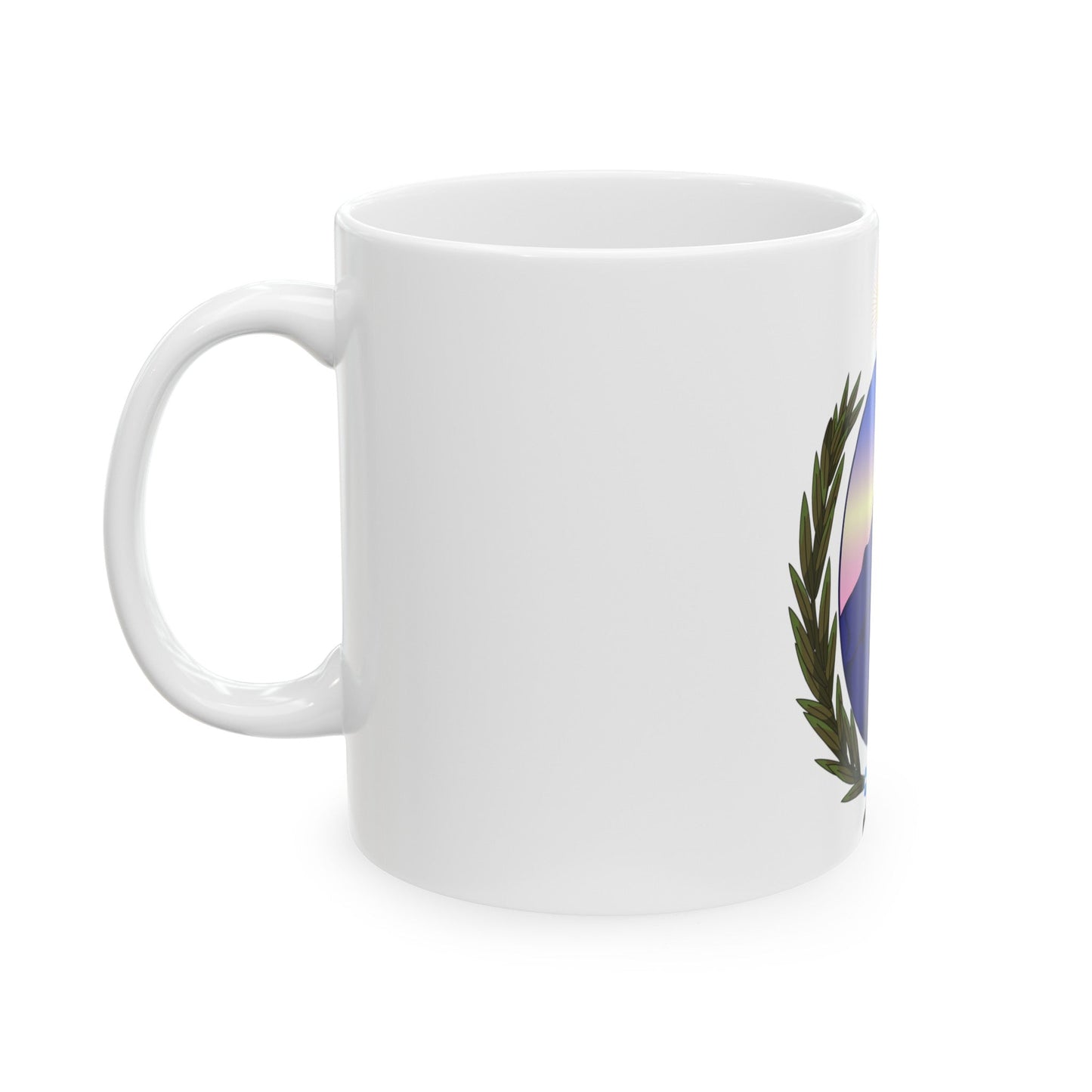 Coat of Arms La Rioja Argentina - White Coffee Mug-The Sticker Space