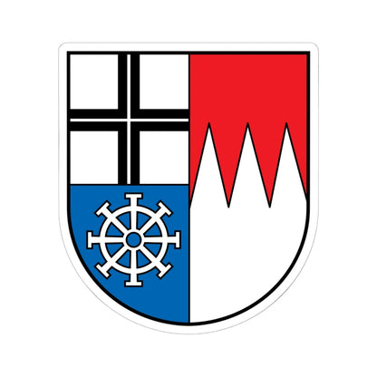 Coat of arms Langendorf (Germany) (Coat of Arms) STICKER Vinyl Kiss-Cut Decal 6 Inch White - The Sticker Space