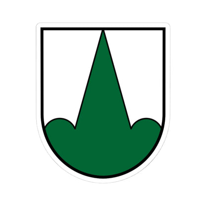 Coat of Arms Lochen (Austria) (Coat of Arms) STICKER Vinyl Kiss-Cut Decal 4 Inch White - The Sticker Space