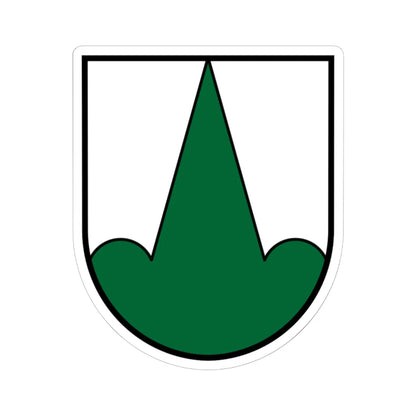 Coat of Arms Lochen (Austria) (Coat of Arms) STICKER Vinyl Kiss-Cut Decal 6 Inch White - The Sticker Space