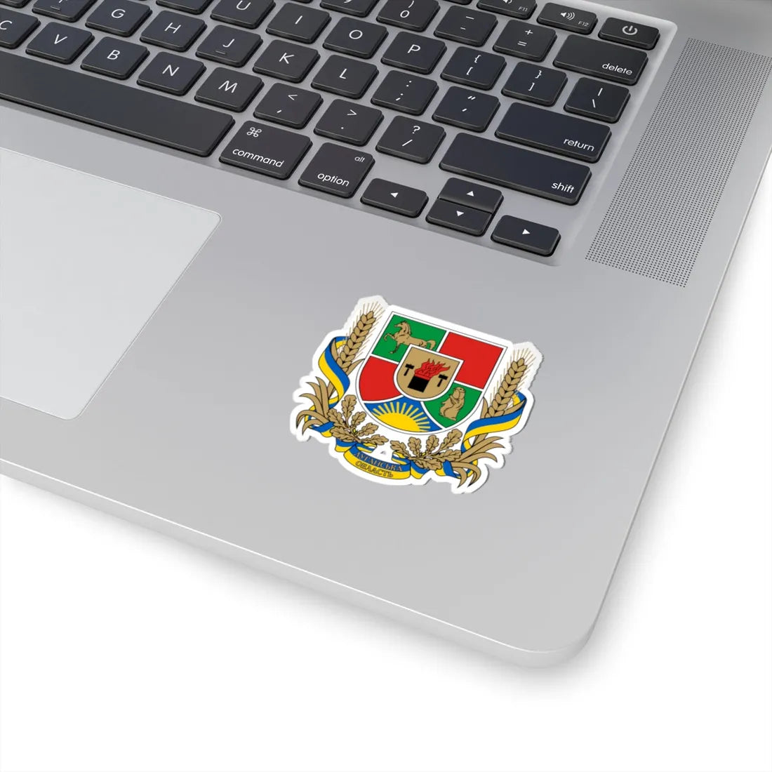 Coat of Arms Luhansk Oblast (Ukraine) (Coat of Arms) STICKER Vinyl Kiss-Cut Decal - The Sticker Space
