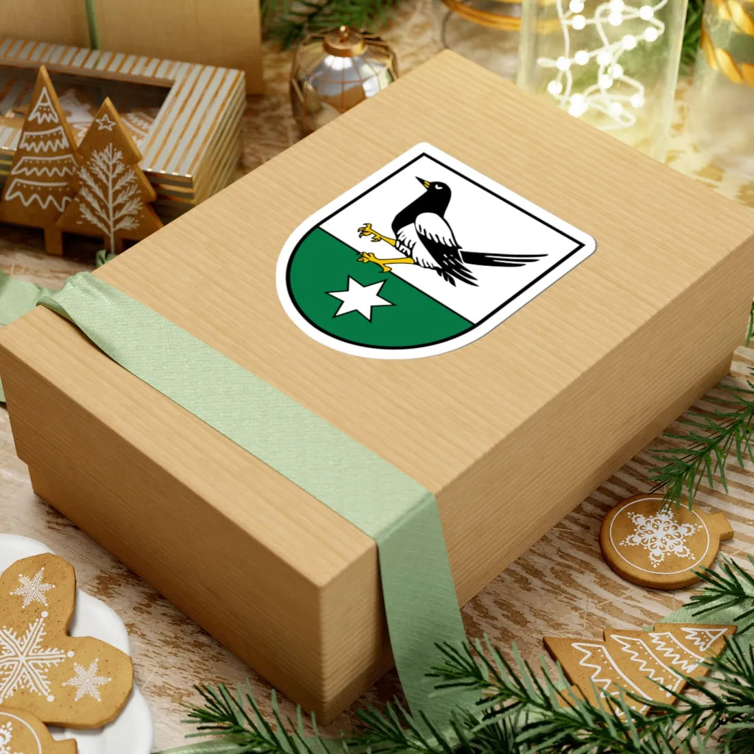 Coat of arms Meggenhofen (Austria) (Coat of Arms) STICKER Vinyl Kiss-Cut Decal - The Sticker Space