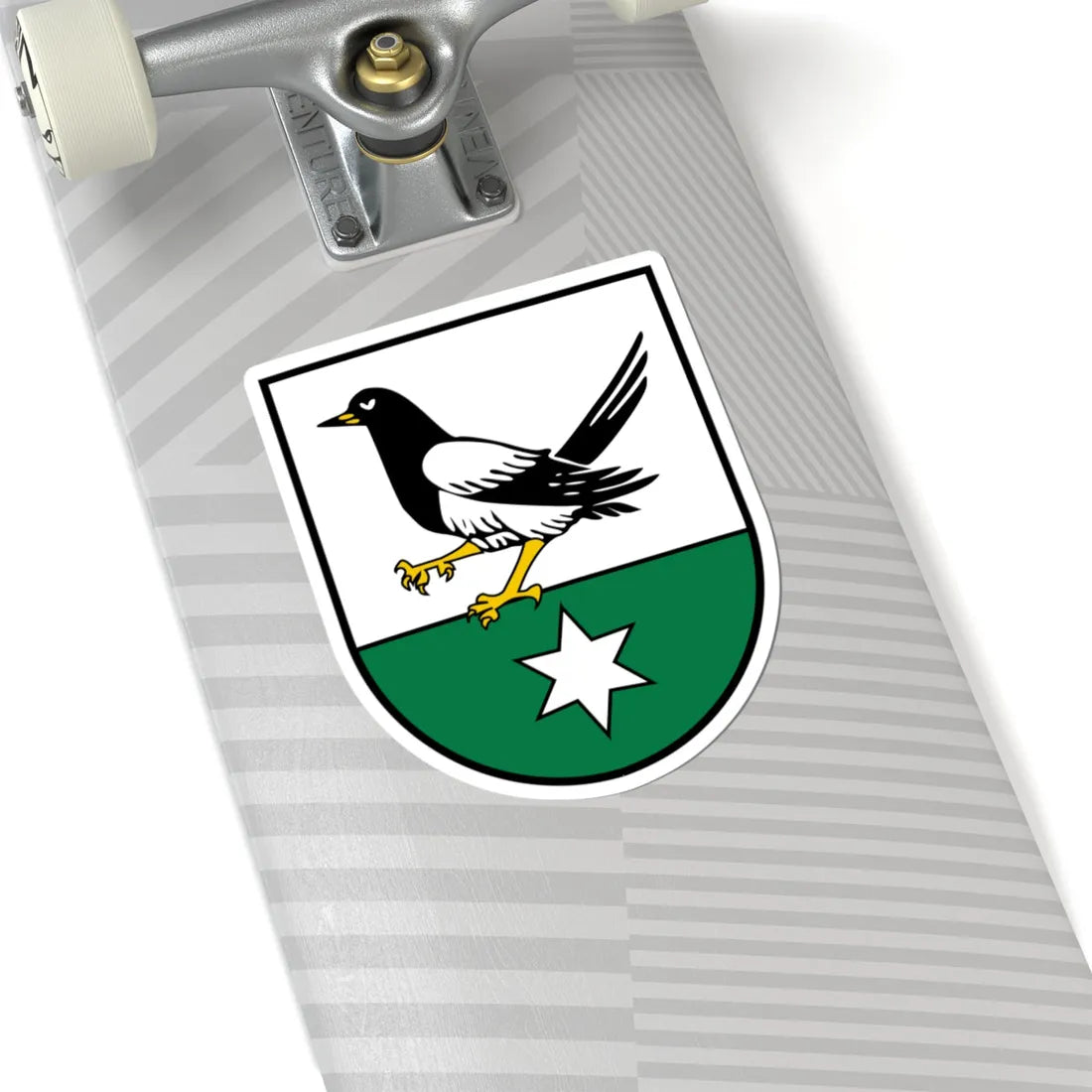 Coat of arms Meggenhofen (Austria) (Coat of Arms) STICKER Vinyl Kiss-Cut Decal - The Sticker Space