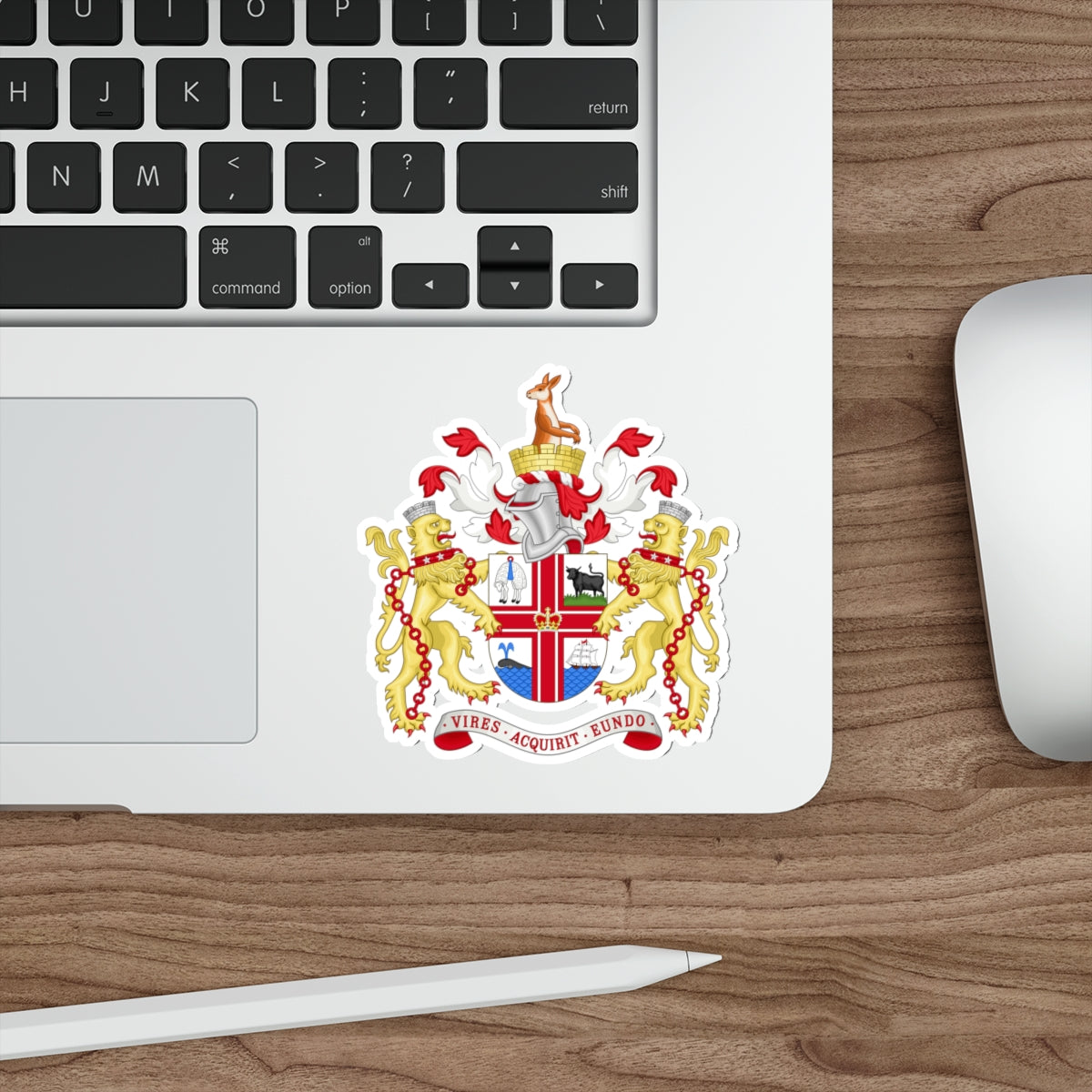 Coat of Arms Melbourne Australia STICKER Vinyl Die-Cut Decal-The Sticker Space