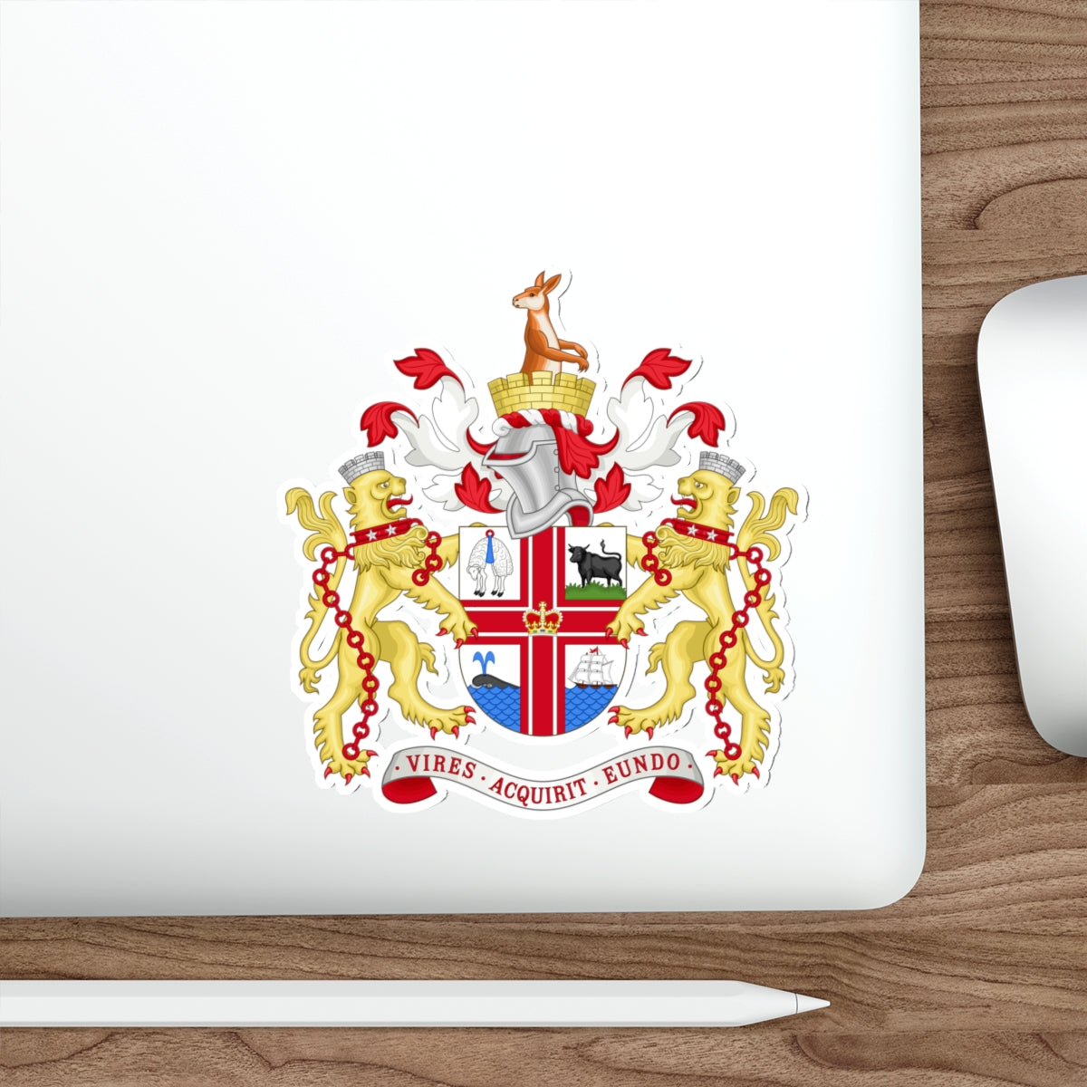 Coat of Arms Melbourne Australia STICKER Vinyl Die-Cut Decal-The Sticker Space