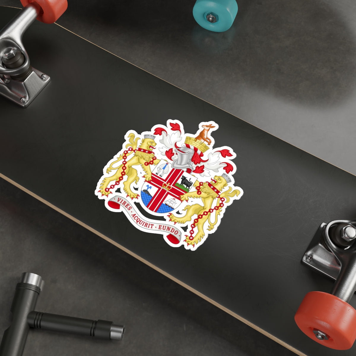 Coat of Arms Melbourne Australia STICKER Vinyl Die-Cut Decal-The Sticker Space