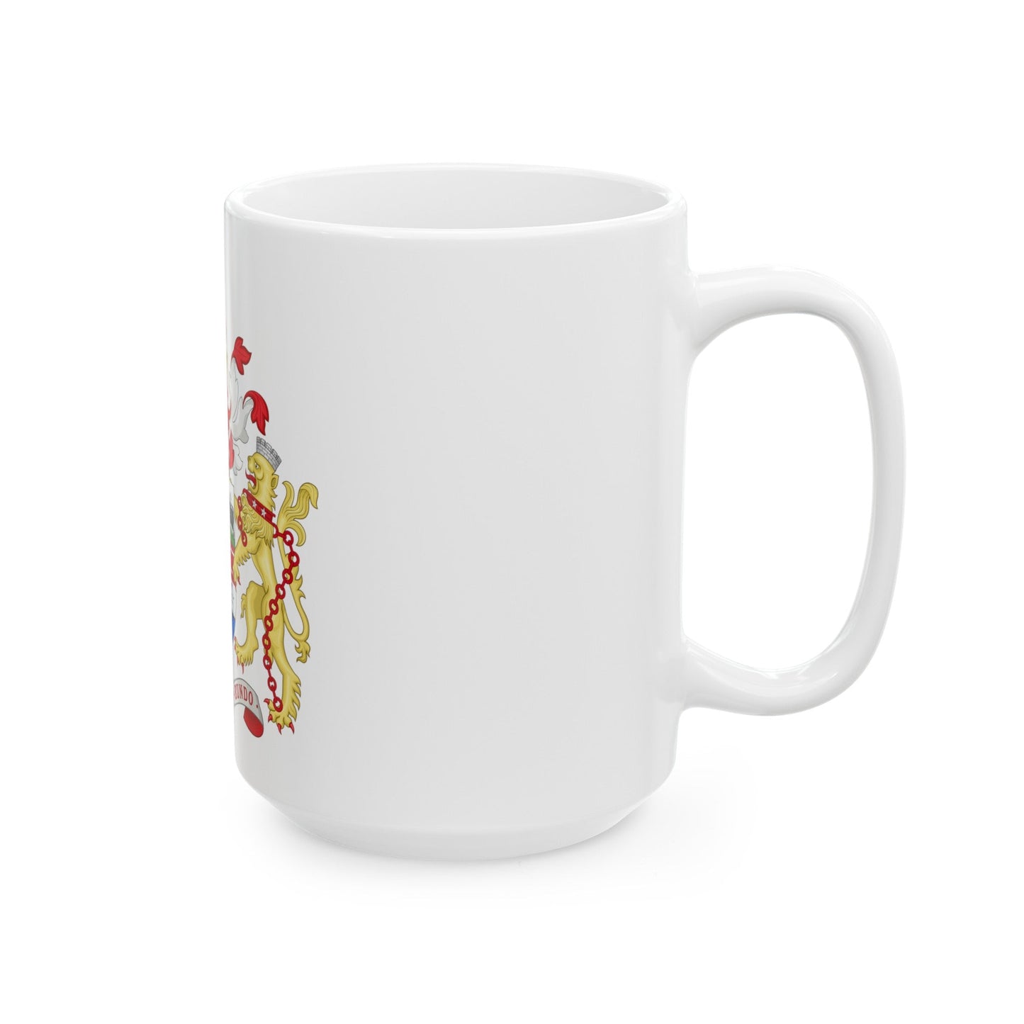 Coat of Arms Melbourne Australia - White Coffee Mug-The Sticker Space