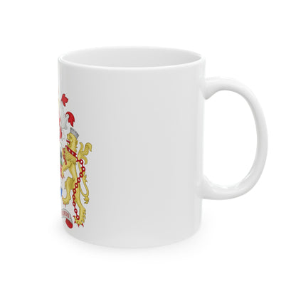 Coat of Arms Melbourne Australia - White Coffee Mug-The Sticker Space