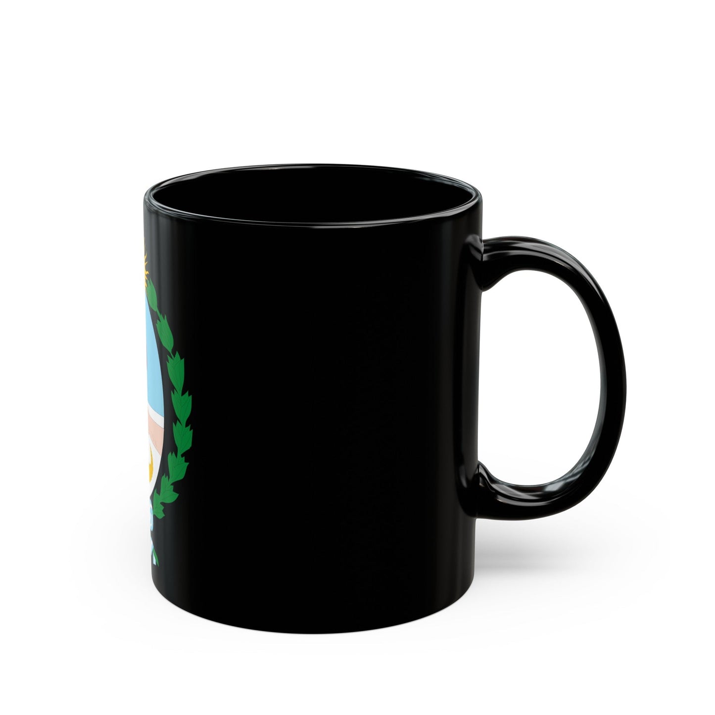 Coat of Arms Mendoza Argentina - Black Coffee Mug-The Sticker Space