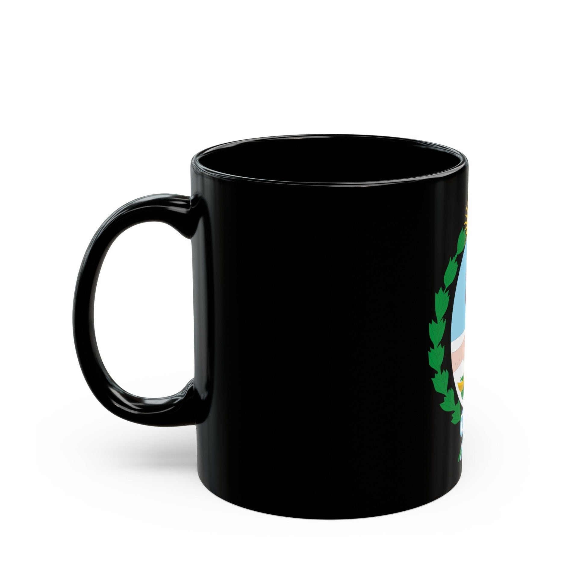 Coat of Arms Mendoza Argentina - Black Coffee Mug-The Sticker Space