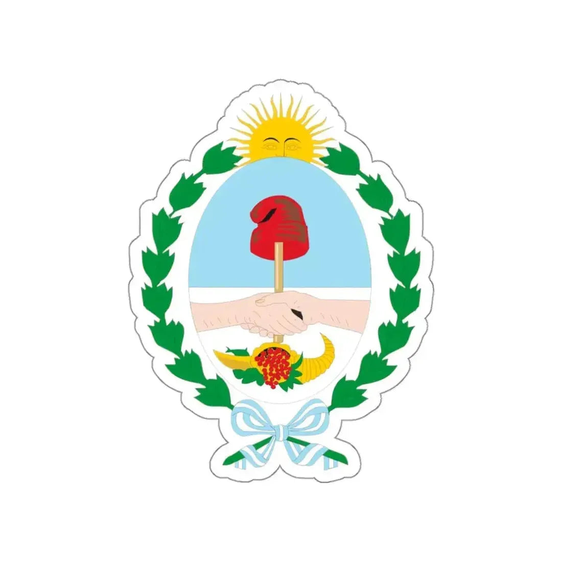 Coat of Arms Mendoza Argentina STICKER Vinyl Die-Cut Decal - The Sticker Space