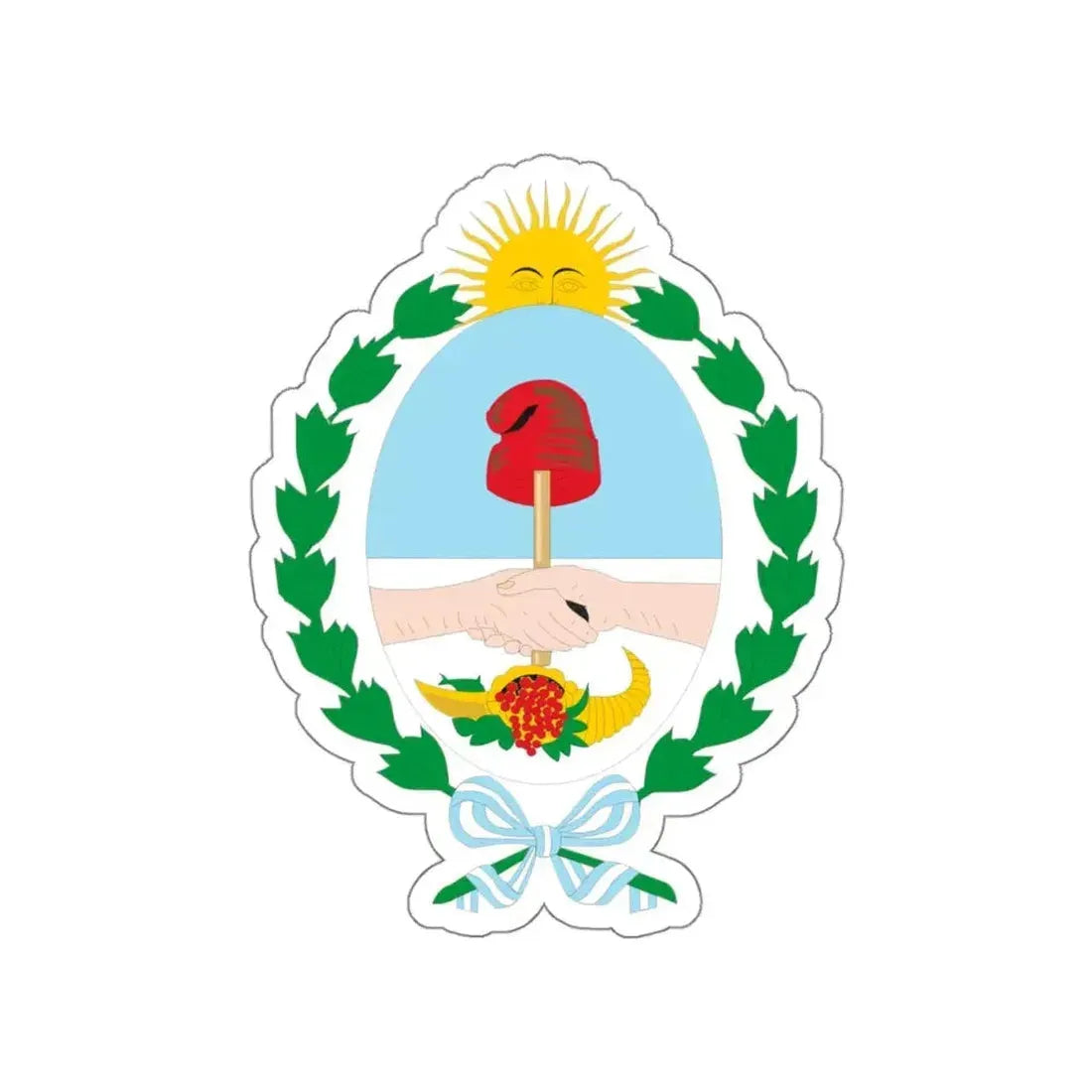 Coat of Arms Mendoza Argentina STICKER Vinyl Die-Cut Decal - The Sticker Space