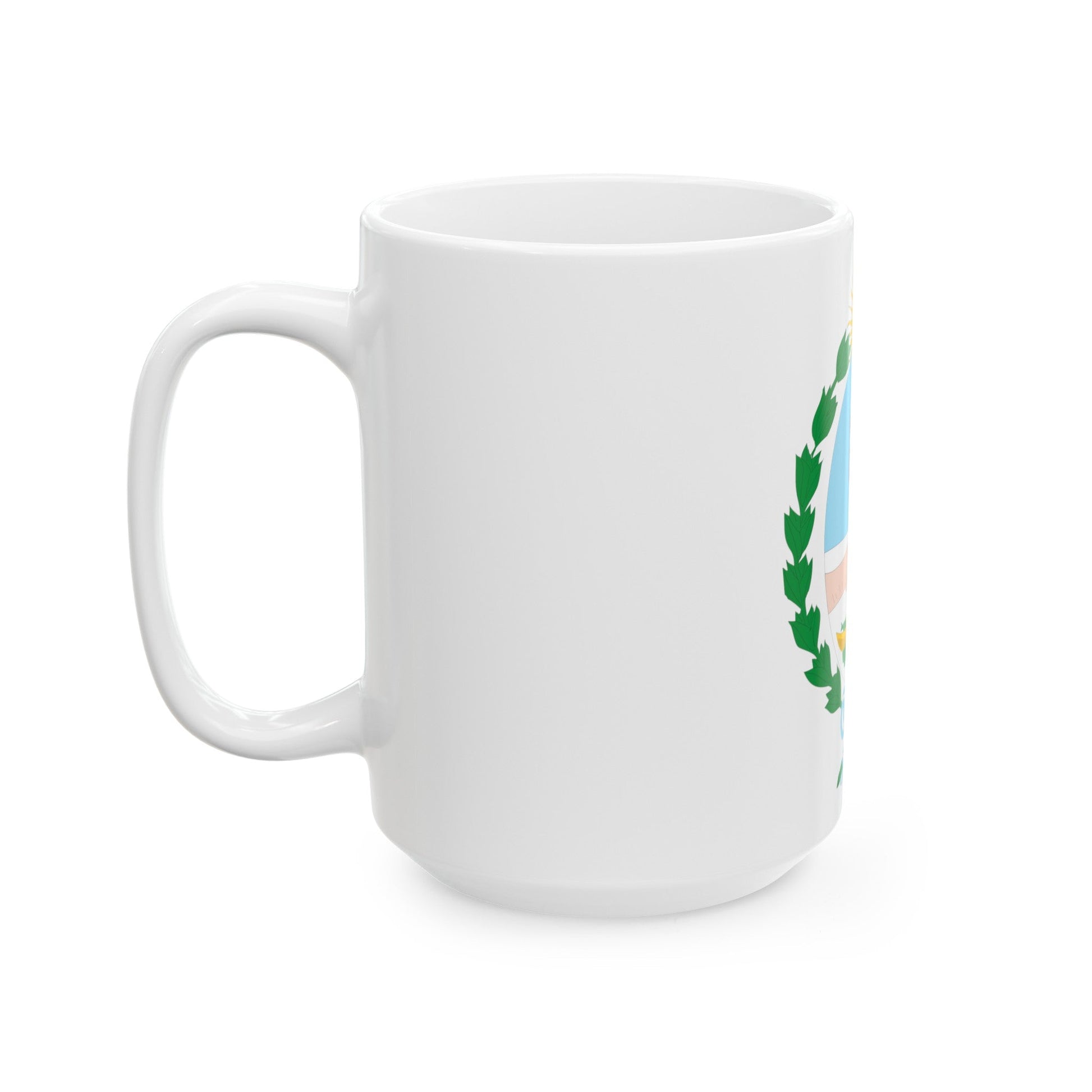 Coat of Arms Mendoza Argentina - White Coffee Mug-The Sticker Space