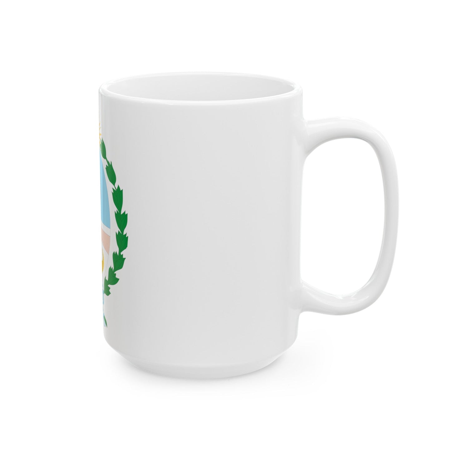 Coat of Arms Mendoza Argentina - White Coffee Mug-The Sticker Space