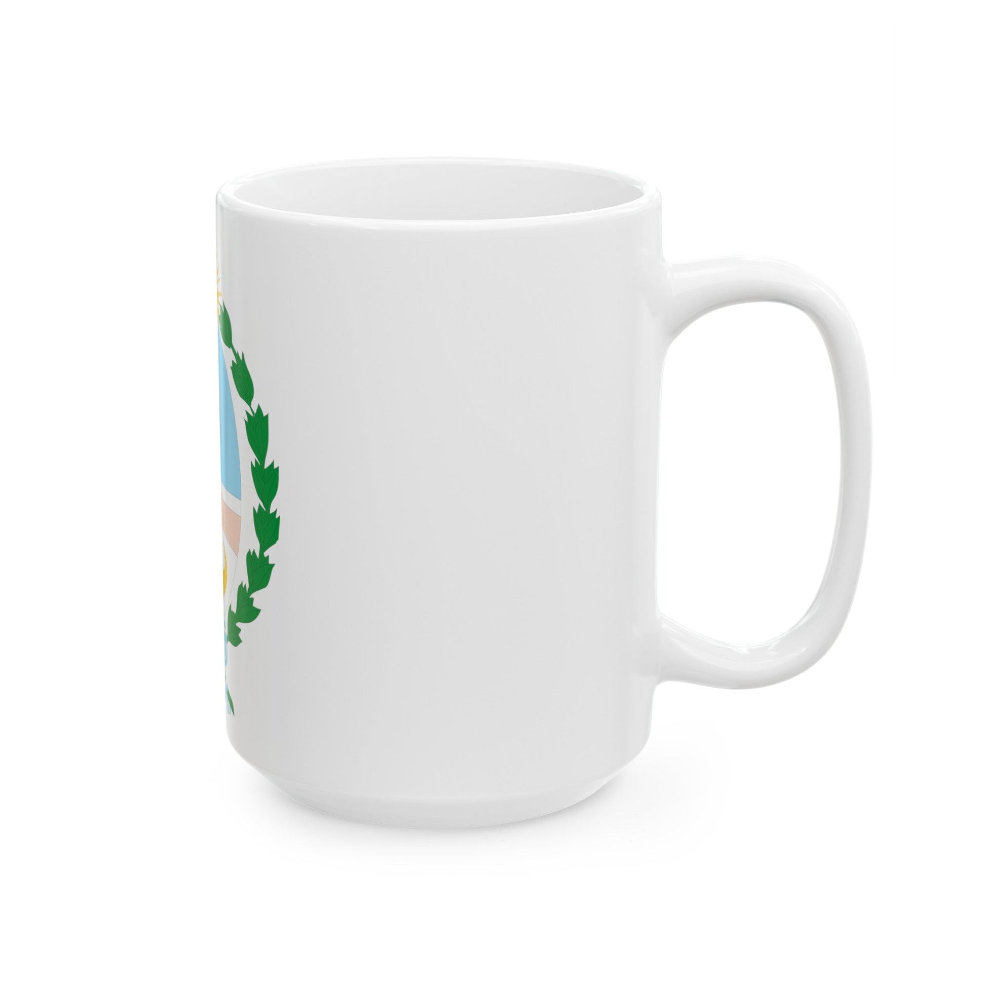 Coat of Arms Mendoza Argentina - White Coffee Mug-The Sticker Space