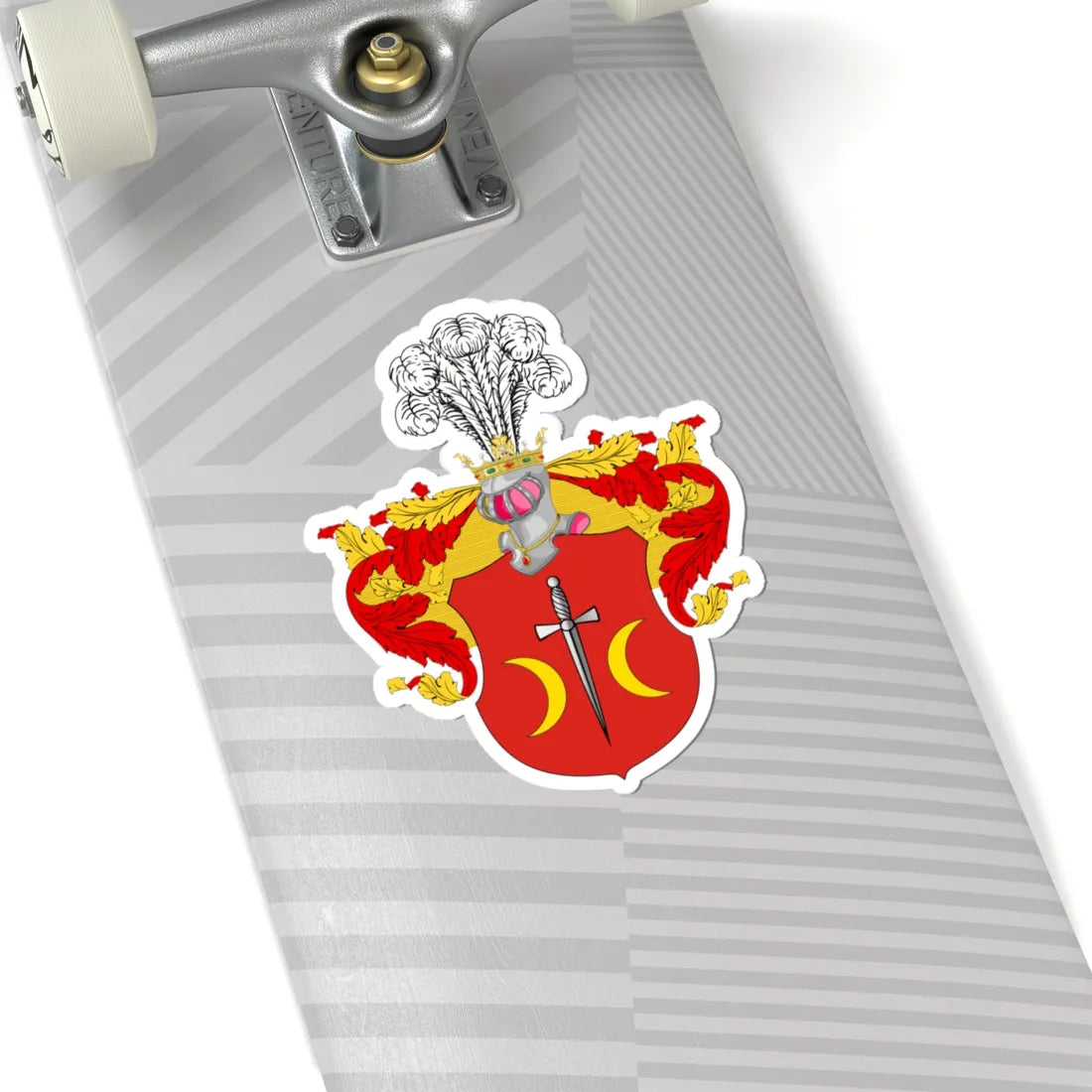 Coat of Arms Miklashevsky noble family Vitebsk Governorate Russian Empire 1827 (Russia) (Coat of Arms) STICKER Vinyl Kiss-Cut Decal - The Sticker Space