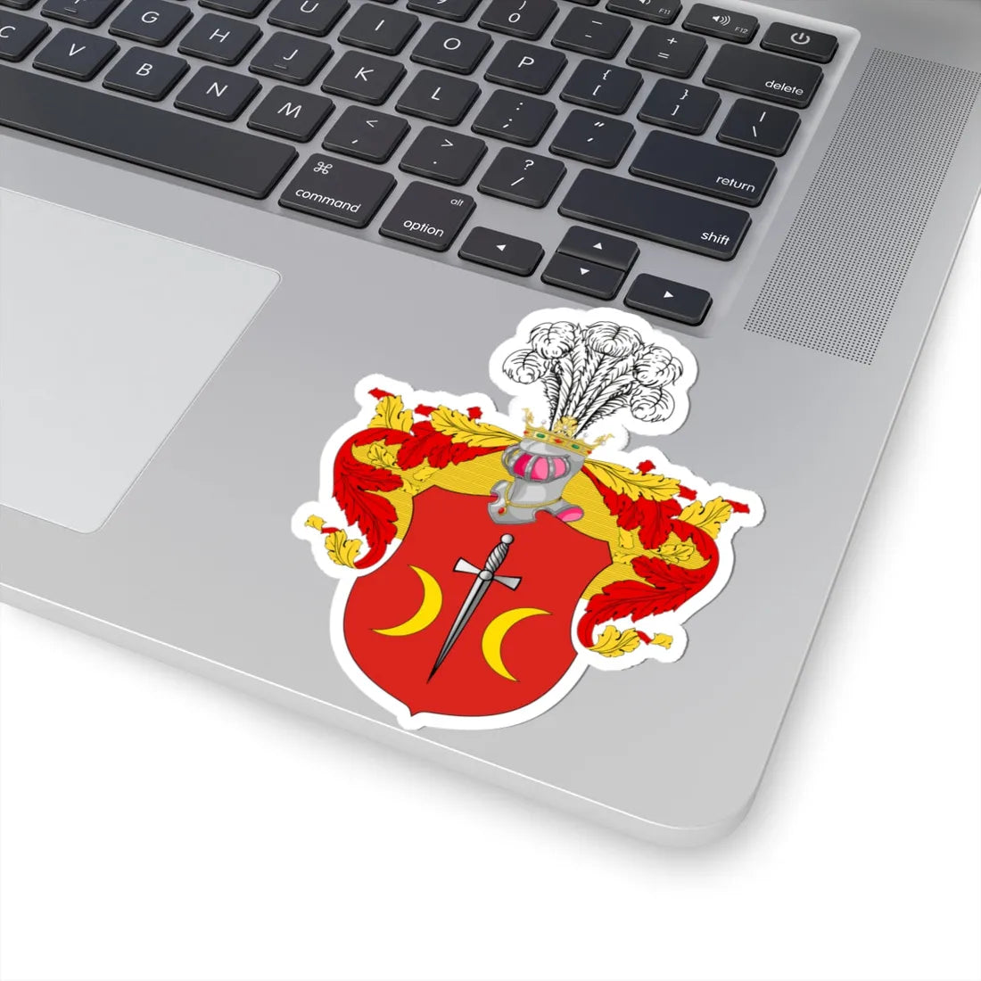 Coat of Arms Miklashevsky noble family Vitebsk Governorate Russian Empire 1827 (Russia) (Coat of Arms) STICKER Vinyl Kiss-Cut Decal - The Sticker Space