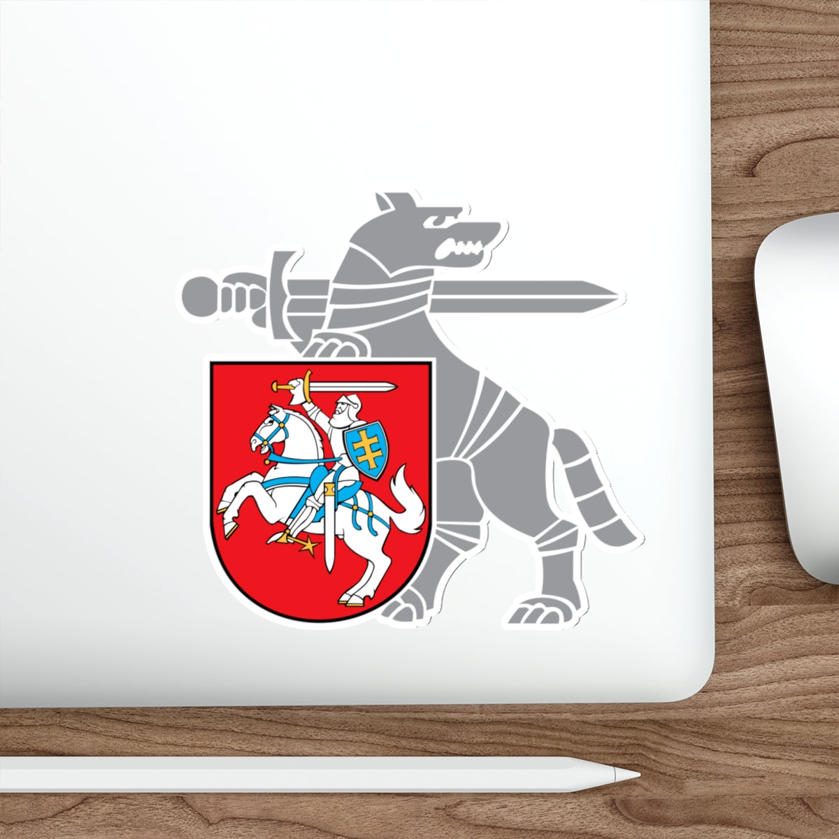 Coat of Arms Ministry of National Defence Lithuania STICKER Vinyl Die-Cut Decal-The Sticker Space