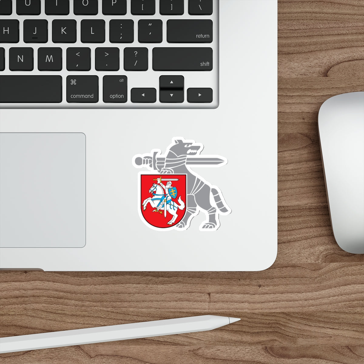 Coat of Arms Ministry of National Defence Lithuania STICKER Vinyl Die-Cut Decal-The Sticker Space