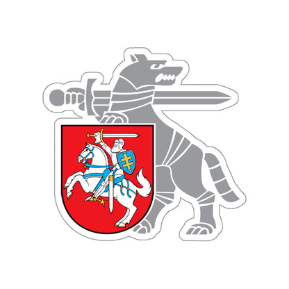 Coat of Arms Ministry of National Defence Lithuania STICKER Vinyl Die-Cut Decal-White-The Sticker Space