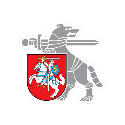 Coat of Arms Ministry of National Defence Lithuania - STICKER Vinyl Kiss-Cut Decal 2 Inch White - The Sticker Space