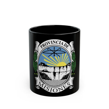 Coat of Arms Misiones Argentina - Black Coffee Mug-11oz-The Sticker Space