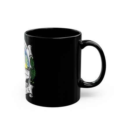 Coat of Arms Misiones Argentina - Black Coffee Mug-The Sticker Space