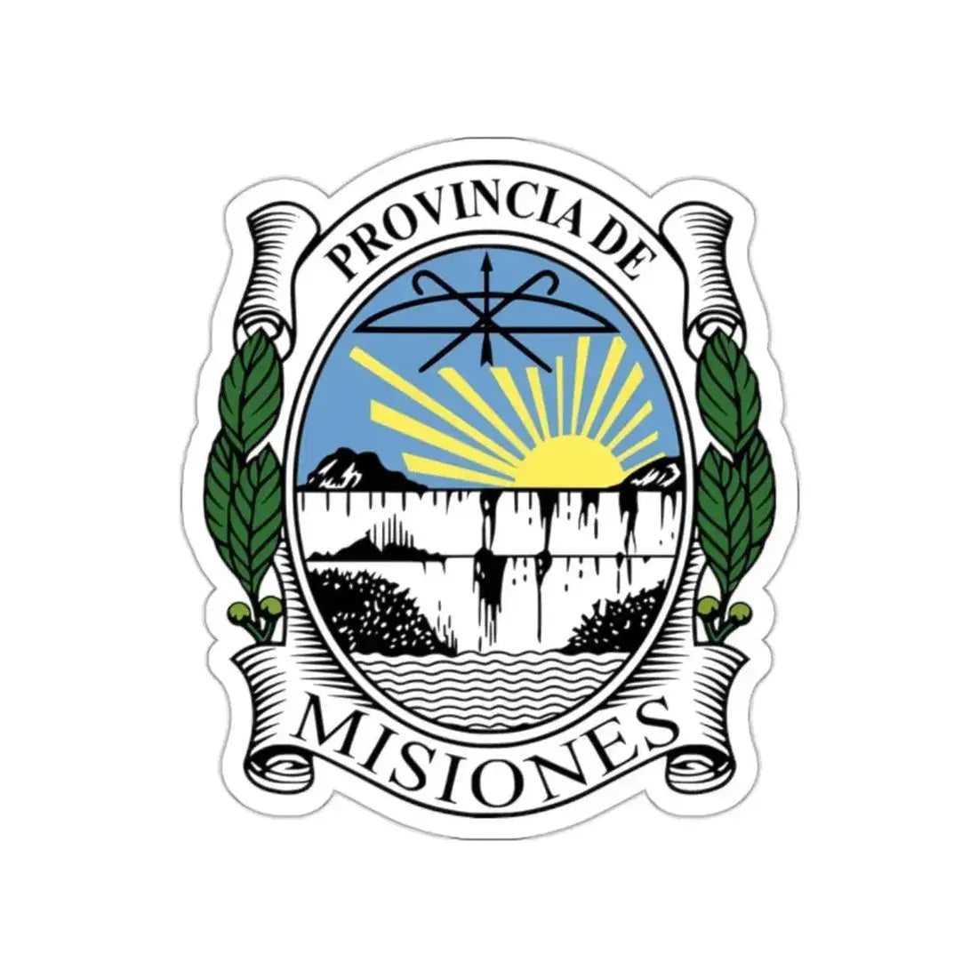 Coat of Arms Misiones Argentina STICKER Vinyl Die-Cut Decal - The Sticker Space