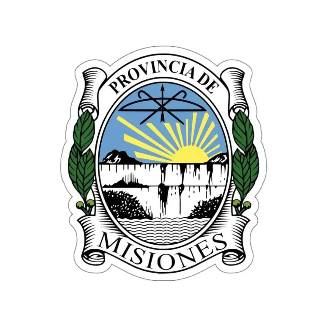 Coat of Arms Misiones Argentina STICKER Vinyl Die-Cut Decal - The Sticker Space