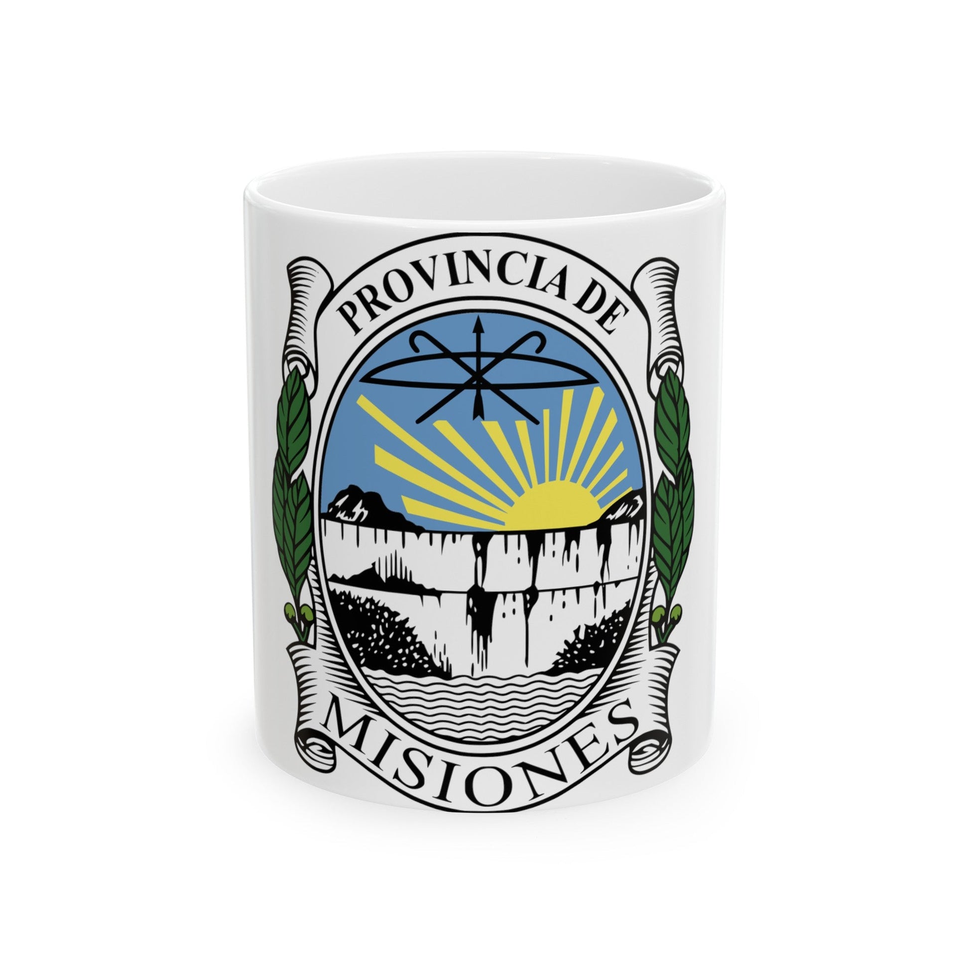 Coat of Arms Misiones Argentina - White Coffee Mug-11oz-The Sticker Space