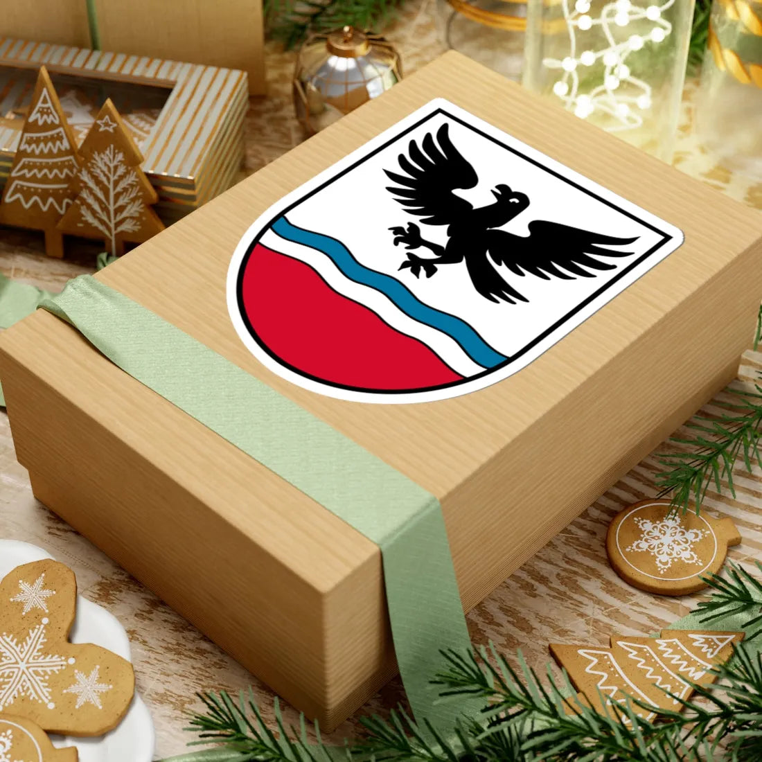 Coat of arms Natternbach (Austria) (Coat of Arms) STICKER Vinyl Kiss-Cut Decal - The Sticker Space