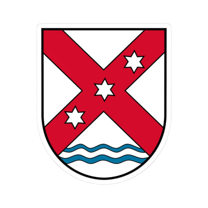 Coat of arms Niederkappel (Austria) (Coat of Arms) STICKER Vinyl Kiss-Cut Decal 3 Inch White - The Sticker Space