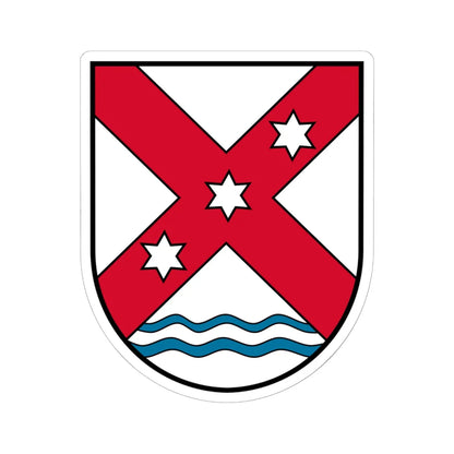 Coat of arms Niederkappel (Austria) (Coat of Arms) STICKER Vinyl Kiss-Cut Decal 6 Inch White - The Sticker Space