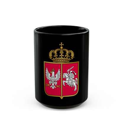 Coat of arms November Uprising - Black Coffee Mug-15oz-The Sticker Space