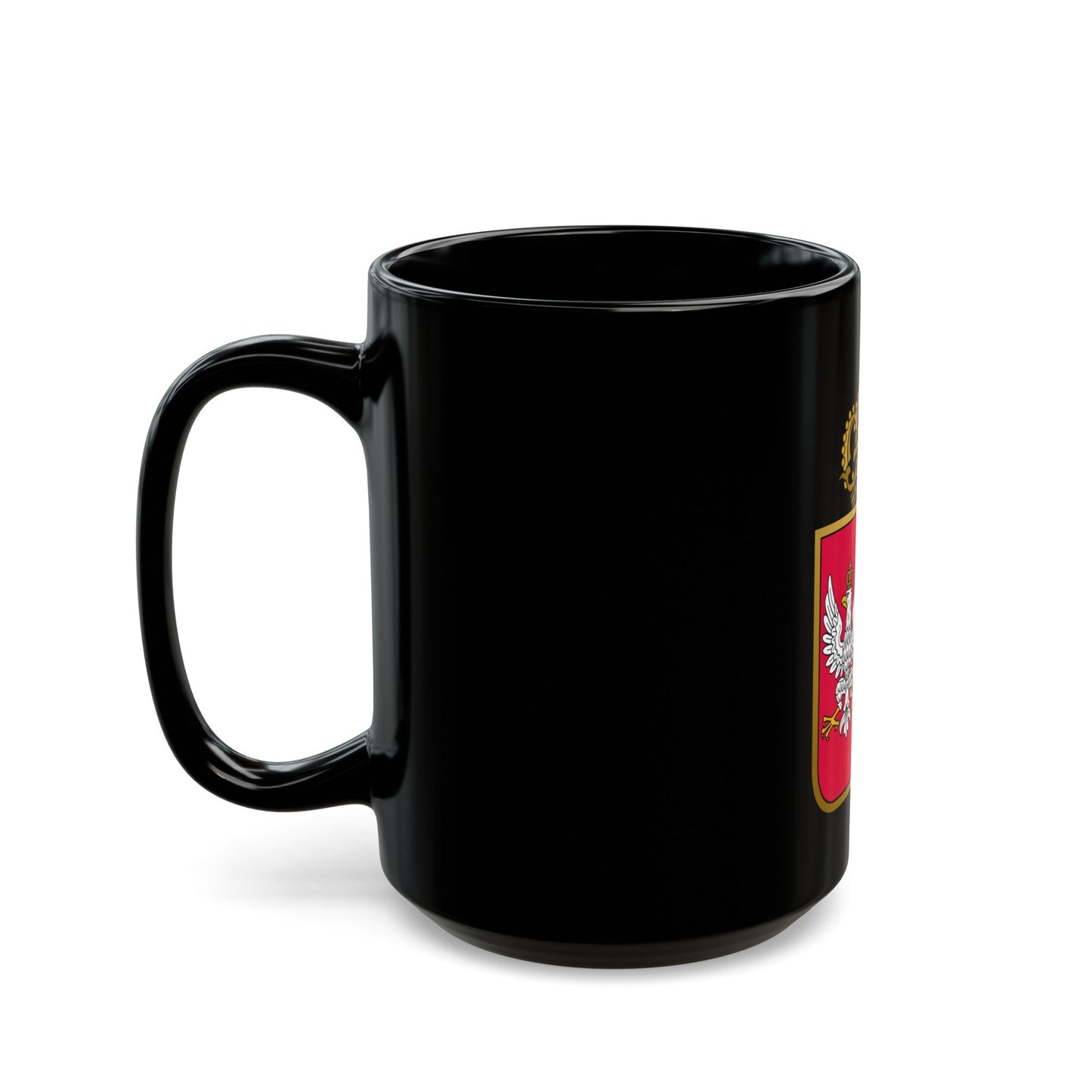 Coat of arms November Uprising - Black Coffee Mug-The Sticker Space