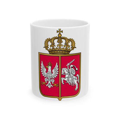 Coat of arms November Uprising - White Coffee Mug-11oz-The Sticker Space