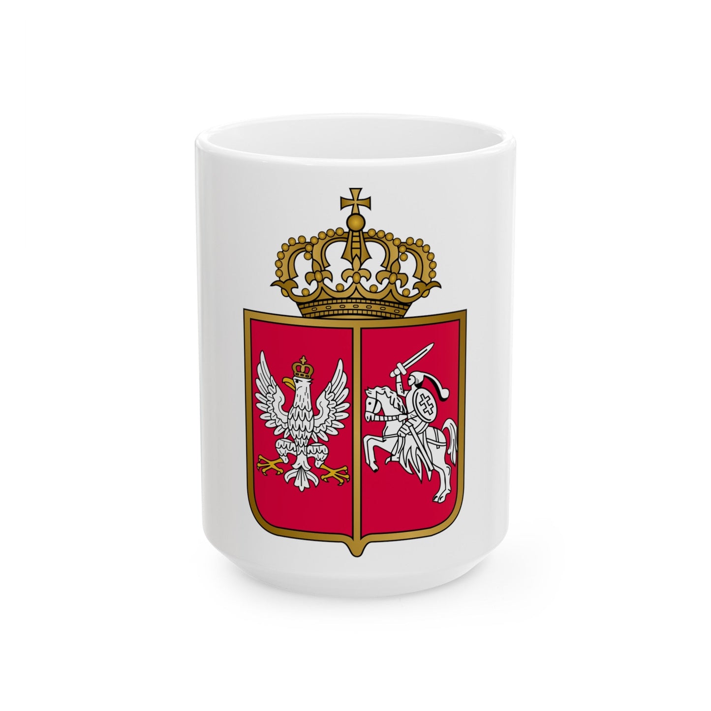 Coat of arms November Uprising - White Coffee Mug-15oz-The Sticker Space