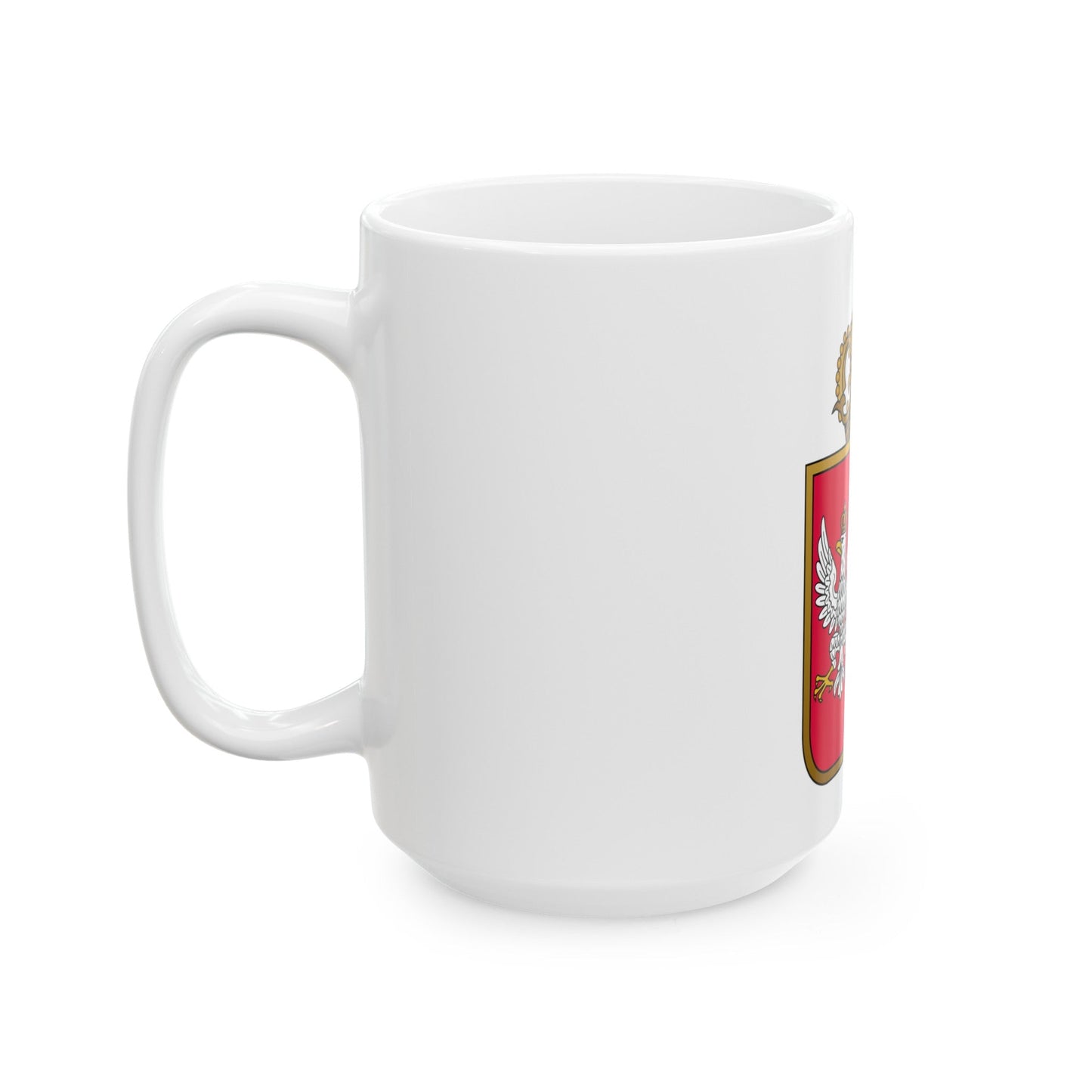 Coat of arms November Uprising - White Coffee Mug-The Sticker Space