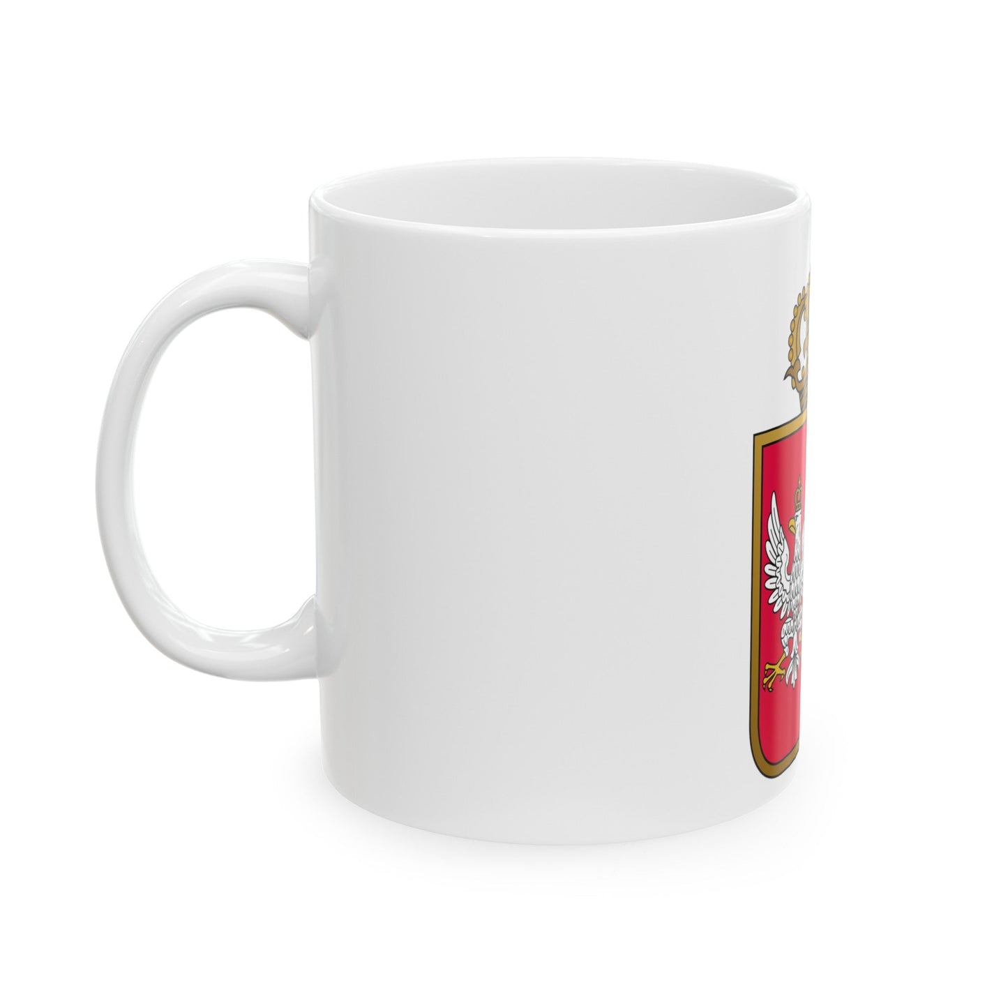 Coat of arms November Uprising - White Coffee Mug-The Sticker Space