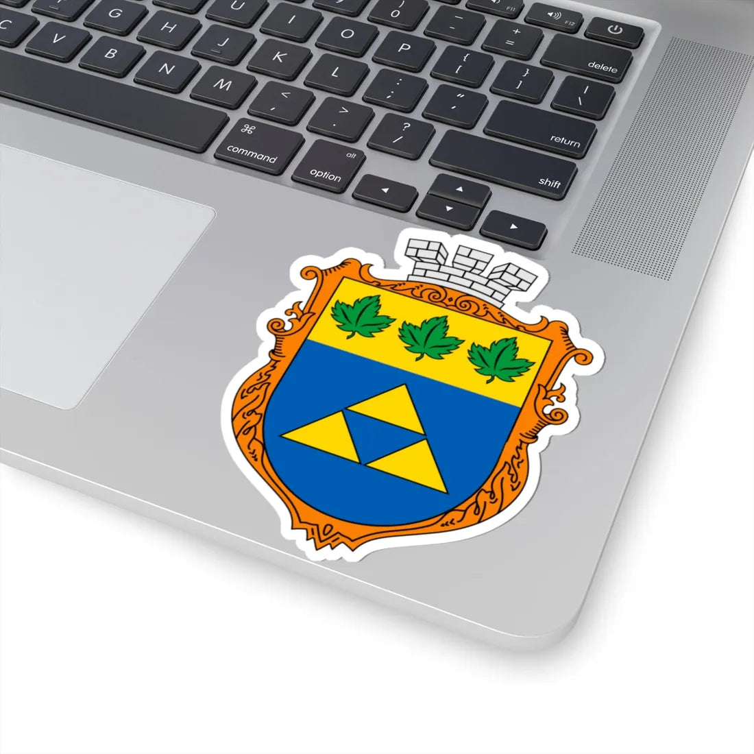 Coat of arms Novoyavorivsk (Ukraine) (Coat of Arms) STICKER Vinyl Kiss-Cut Decal - The Sticker Space