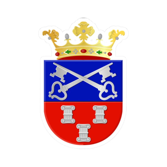 Coat of arms of Abcoude (Netherlands) (Coat of Arms) STICKER Vinyl Kiss-Cut Decal 2 Inch White - The Sticker Space