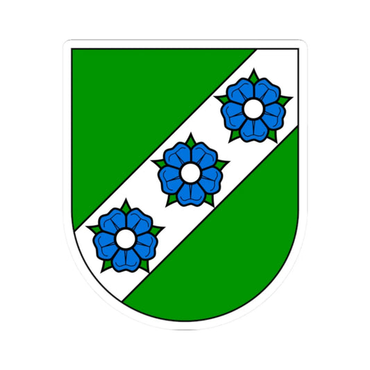 Coat of Arms of Abja (Estonia) (Coat of Arms) STICKER Vinyl Kiss-Cut Decal 2 Inch White - The Sticker Space