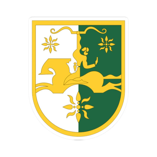 Coat of arms of Abkhazia (Georgia) (Coat of Arms) STICKER Vinyl Kiss-Cut Decal 2 Inch White - The Sticker Space