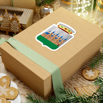 Coat of arms of Achtkarspelen (Netherlands) (Coat of Arms) STICKER Vinyl Kiss-Cut Decal - The Sticker Space