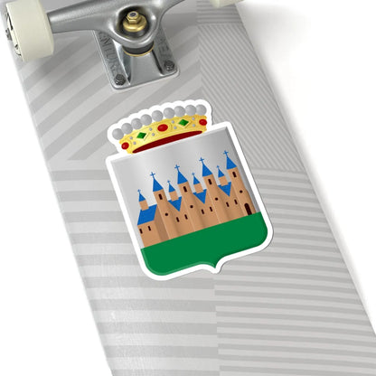 Coat of arms of Achtkarspelen (Netherlands) (Coat of Arms) STICKER Vinyl Kiss-Cut Decal - The Sticker Space