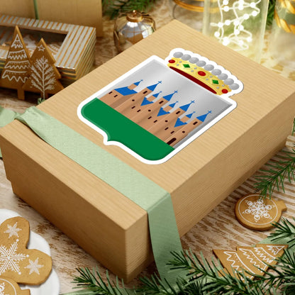 Coat of arms of Achtkarspelen (Netherlands) (Coat of Arms) STICKER Vinyl Kiss-Cut Decal - The Sticker Space