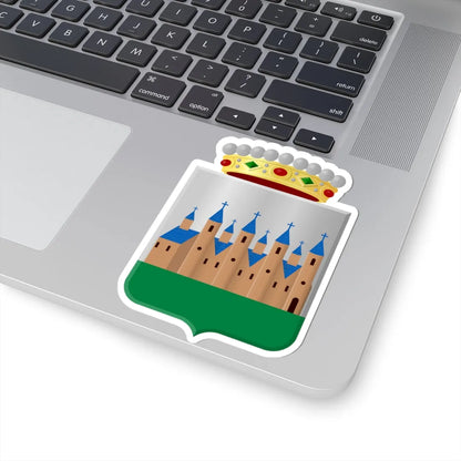 Coat of arms of Achtkarspelen (Netherlands) (Coat of Arms) STICKER Vinyl Kiss-Cut Decal - The Sticker Space