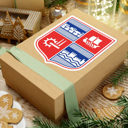 Coat of arms of Acre Israel (Israel) (Coat of Arms) STICKER Vinyl Kiss-Cut Decal - The Sticker Space