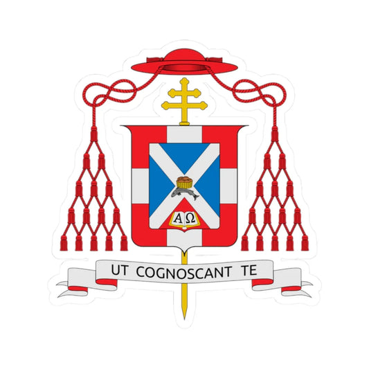 Coat of arms of Adrianus Simonis (Netherlands) (Coat of Arms) STICKER Vinyl Kiss-Cut Decal 2 Inch White - The Sticker Space