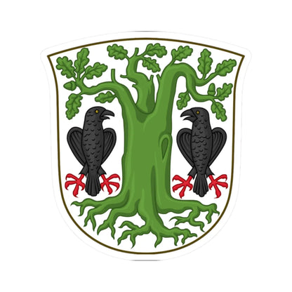 Coat of arms of Agerskov (Denmark) (Coat of Arms) STICKER Vinyl Kiss-Cut Decal 2 Inch White - The Sticker Space